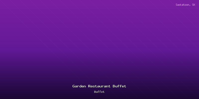 Garden Restaurant Buffet