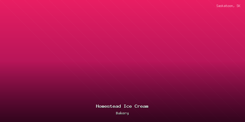 Homestead Ice Cream