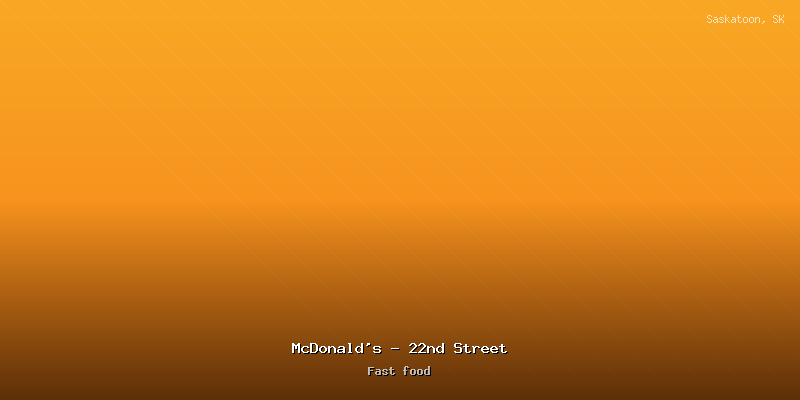 McDonald's - 22nd Street