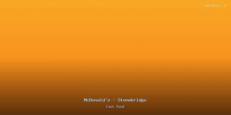 McDonald's - Stonebridge