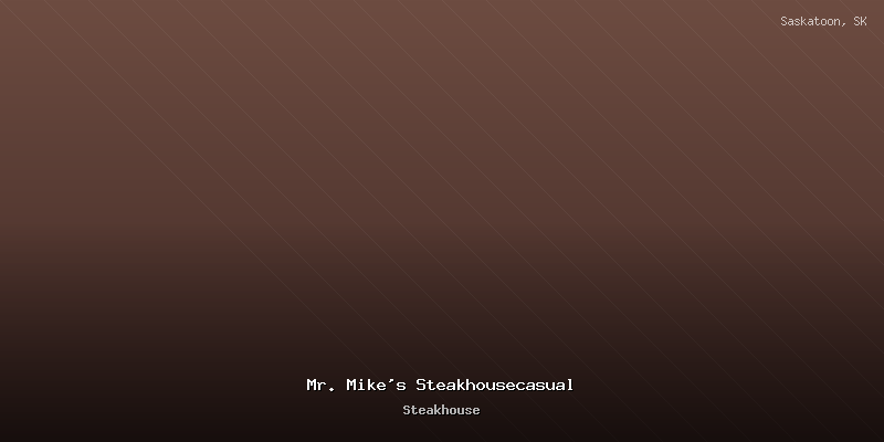 Mr. Mike's Steakhousecasual