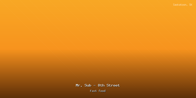 Mr. Sub - 8th Street