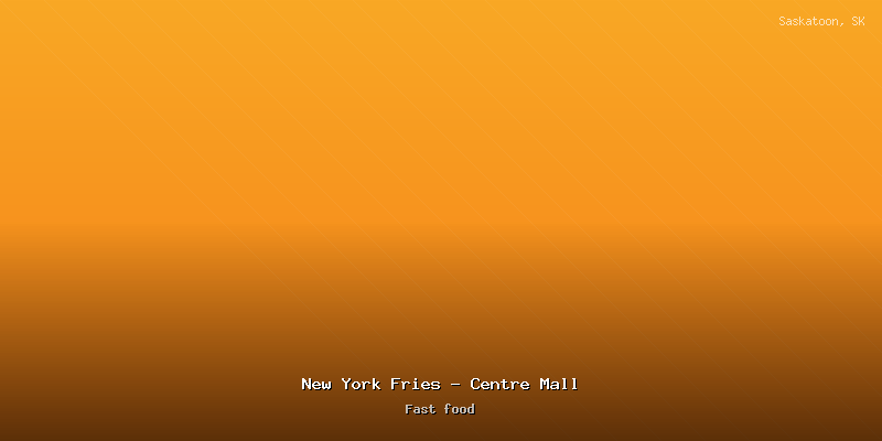 New York Fries - Centre Mall