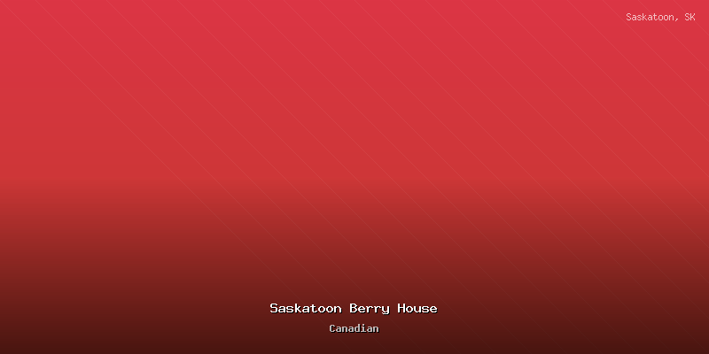 Saskatoon Berry House