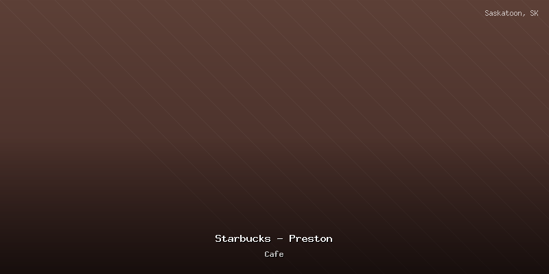 Starbucks - Preston