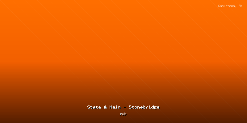 State & Main - Stonebridge
