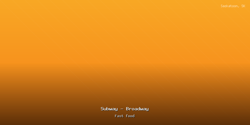 Subway - Broadway