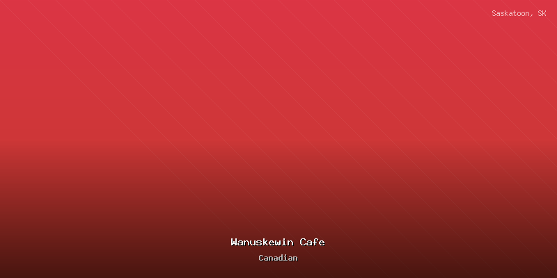 Wanuskewin Cafe