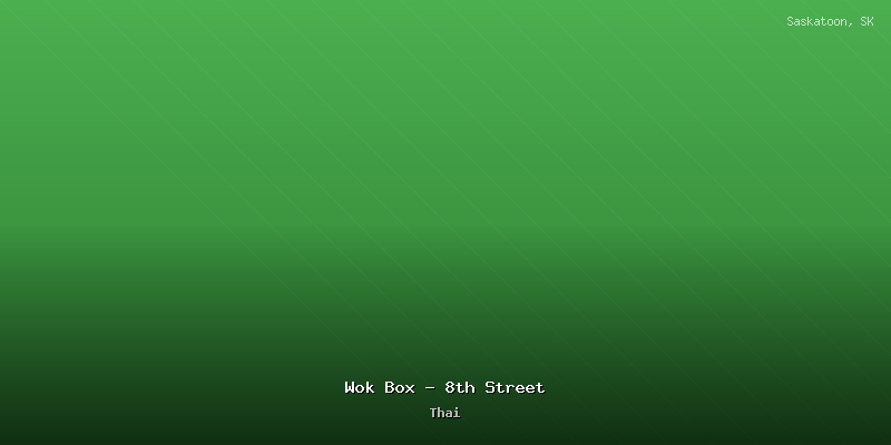 Wok Box - 8th Street East